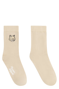 Cotton socks with logo